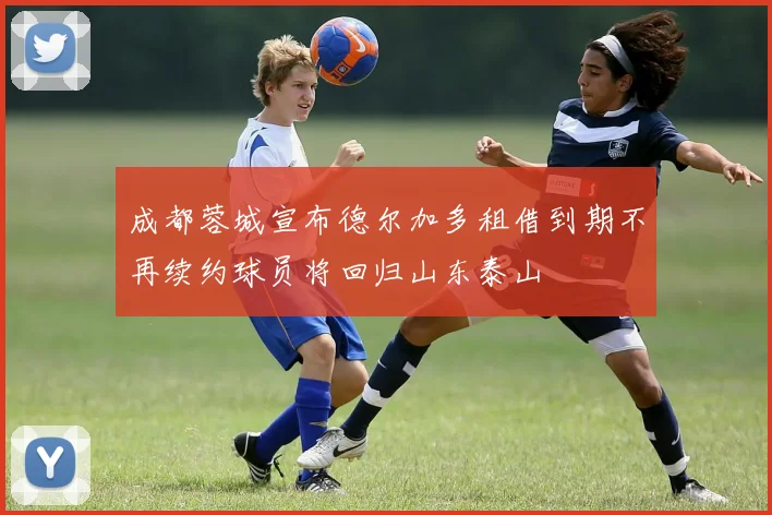 成都蓉城宣布德尔加多租借到期不再续约球员将回归山东泰山