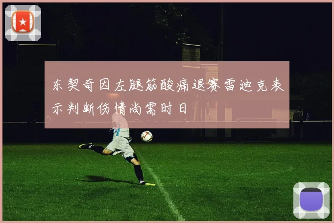东契奇因左腿筋酸痛退赛雷迪克表示判断伤情尚需时日